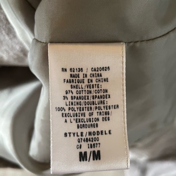 Guess velour jacket with back bow and shoulder pads EUC - Picture 7 of 8